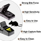 Heavy-Duty Black Mouse Trap 🐭💥 | Pack of 2