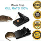 Heavy-Duty Black Mouse Trap 🐭💥 | Pack of 2