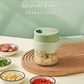 Handheld Vegetable Cutter Set Kitchen Multifunctional Garlic Chopper Meat Grinder Food Masher Slicer with USB Charging
