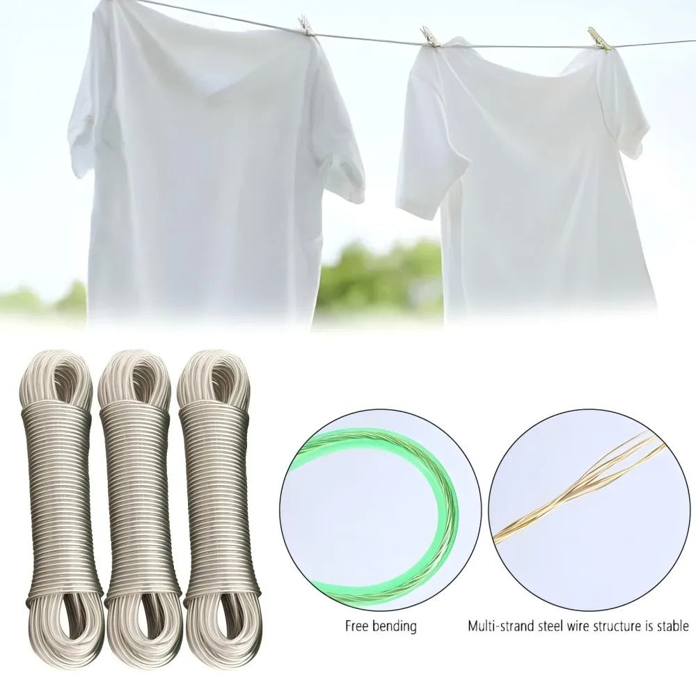 Metal Inner Rope for Laundry Wet Clothes